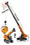 Hook Crane Toy – Long Arm Construction Engineering Vehicle – 360 °   Rotating, Unbreakable Quality Plastic