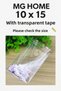 50 Pieces 10X15 Gelatin Taped Self-Adhesive Chocolatier Candy Bag Purpose Bag Opp Gelatin