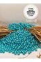 95 Pieces Turquoise Earth Beads Inner Beaded Bracelet Jewelry Design Bag Beads 25 Grams