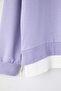 Lila Alttan T-Shirt Çıkma Görünümlü İnce Örme Büyük Beden Sweatshirt TBBAW23AO00023 - 7