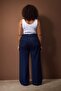Özel Koleksiyon Koyu Mavi Cep Detaylı Straight Fit İnce %100 Pamuk Non-Stretch Jeans TBBAW26CJ00021 - 8