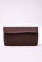 Kahverengi Nubuk Kadın Mini Boy Clutch El Çantası TAKAW26PY00008 - 3