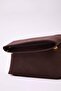 Kahverengi Nubuk Kadın Mini Boy Clutch El Çantası TAKAW26PY00008 - 6