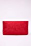 Kırmızı Süet Kadın Mini Boy Clutch El Çantası TAKAW26PY00008 - 3