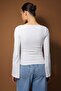 Black-Ecru Fitted/Bodycon 2-Pack Knitted Blouse Twoaw26Bz00350 - 8