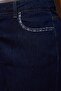 Özel Koleksiyon Koyu Mavi Cep Detaylı Straight Fit İnce %100 Pamuk Non-Stretch Jeans TBBAW26CJ00021 - 7