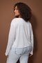 White Flamingo Cotton Transparent Knitted Plus Size Blouse Tbbaw26Af00114 - 4