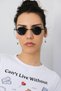 Truls Black Blue Sunglasses