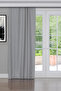 Blackout Background Curtain with Stone Color Dimming Feature