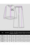 Cotton Wide Cut Navy Blue Girls' Tracksuit Set - 2