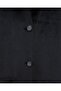 Coat with Buttoned Pockets - Black - 5