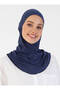 Navy Blue Breathable Neck Bonnet