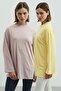 Wide Sleeve Oversize 2 Pack T-Shirt 964 Lilac/Yellow