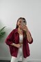 Off-Shoulder Summer Fabric Oversize Shirt - 2
