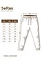 Boys / Girls Jogger Sweatpants Without Pockets, Ribbed Knit Pieces, Gray - 5