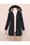 Released Hooded Short Coat with Snap Pockets - 2