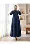 Three Piece Washed Denim Dress