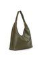 Women's Casual Soft Textured Large Khaki Green Shoulder and Tote Bag - 3