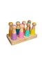 Waldorf 8-Piece Peg Baby Color Matching Set - 3