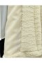 Double button lined side pocket plush coat - light mink - 7