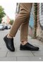 Full Orthopedic Thread Detailed Elastic Comfortable Daily Lightweight Black Color Light Comfortable Shoes - 4