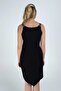 9231599 Ribbed Knit Sim Strap Bell Tunic Black - 3