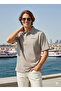 J&J Men's Polo Neck T-Shirt Melange - 4