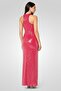 Women Sequins Maxi Party Dress, Red - 3