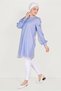 Three-Dimensed Flower and Tule Detailed Tunic 40519 - 2