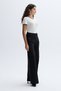 Women's Ecru Crew Neck Short Sleeve Knitwear T-Shirt - 4