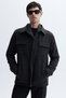 Men's Anthracite Wool Blend Casual Jacket