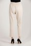 1004 beige oversize carrot leg high waist Stretch Fabric women's pants - 9