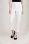 Women's Large Size Carrot Leg High Waist Lycra Trousers 1004 - 5