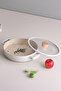 Fika Glass Lid Ceramic Coated Sahan Set of 2 20/22 cm - Beige - 2