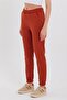 Women's Three Thread Knitted Sweatpants with Elastic Waist and Leg Jogger - 5