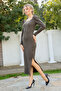 Women's Camisole Square Neck Balloon Sleeve Dress - 4
