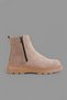 CHELSEY Genuine Leather Double Zip Men's Winter Boots - 2