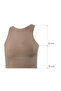 Women's Halter Neck Sports Bustier 3701/Mink - 5
