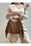 Lea 100% Genuine Nubuck Leather, Elegant and Intricate Design Suede Hand and Shoulder Bag