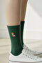 مجموعة جوارب قطنية مطرزة على شكل حيوان لطيف للشتاء والصيف منقوشة بـ 4 ألوان - 2