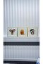 Set of 3 Decorative Tables with Metal Frame and Glass - Cheerful Animals - 2