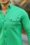 Men's Slim Fit Scuba Shirt - 3