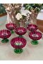 6-Person 12-Piece Double Color Luxury Coffee Presentation Set - Standing Coffee Side Water Glass - 6