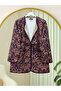 Double Pocket Snap Button Lined Quilted Jacket - Purple - 3