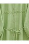 Stoned Buttoned Waist Tie Lace Detailed Shirt -A.Green - 5
