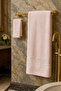 Ottoman Needle Embroidered Powder 2-Piece Velvet Towel Set 50&90 /30&50 - 2