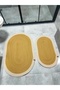 Jute 2-Piece Mat, Bathroom Mat, Door Mat, Balcony Mat, Mat Set, Gift, Dowry - 3