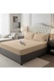 Double Fitted Sheet Set |   Coffee