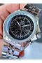 Men's Wristwatch with Chronograph Appearance, Steel Band Case, Premium Design, Gift Boxed - 5