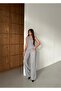 Cross Buttoned Top and Bottom Set - 6